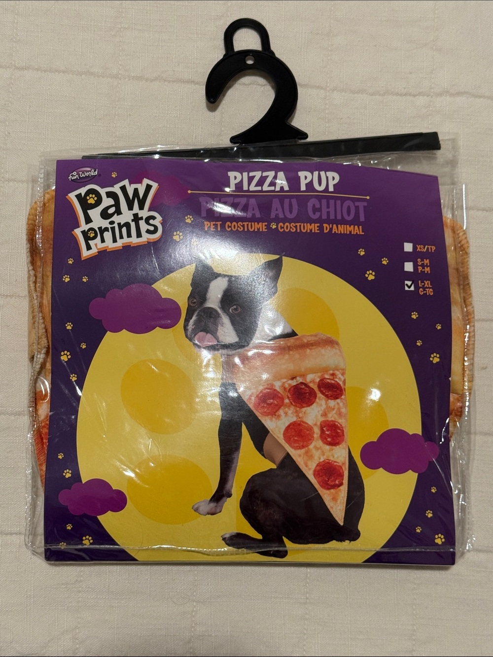 Pizza Pup Dog Costume - L-XL